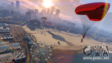 GTA Online, los saltos en paracaídas
