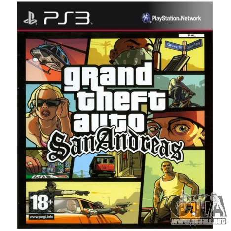 Europeos de prensa: GTA SA para PS3 (PSN)