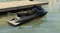 Speedophile Seashark de GTA 5 - vista desde atrás