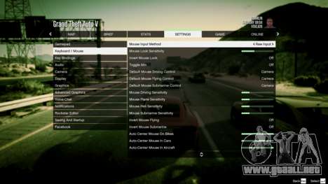 Consejos GTA 5, Online PC: configuración de los juegos