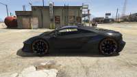 Pegassi Zentorno de GTA 5 - vista lateral