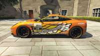 Dewbauchee Massacro Racecar de GTA 5 - vista lateral
