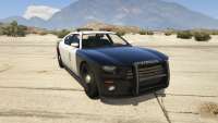 GTA 5 Bravade Police Buffalo - vista frontal
