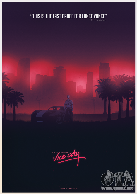 GTA Vice City Fan de póster