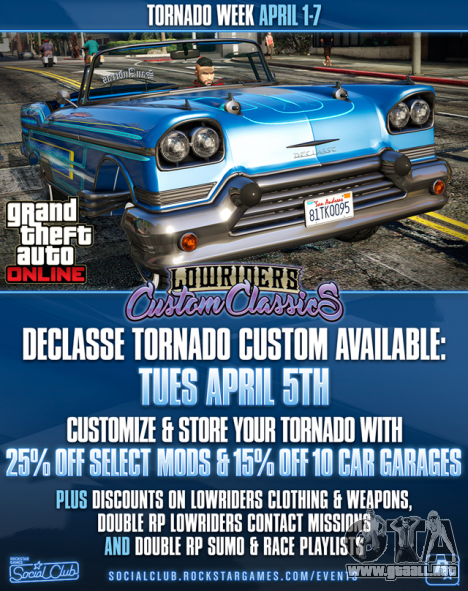 el Tornado de la Semana en GTA Online