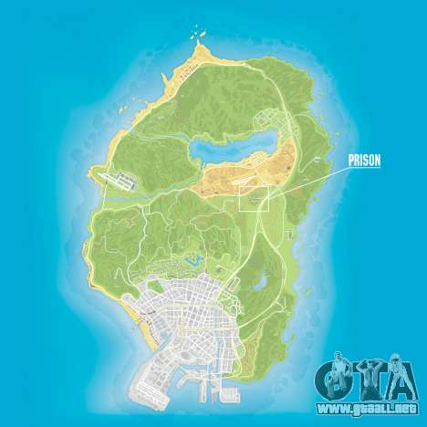 La prisión en el GTA 5 mapa