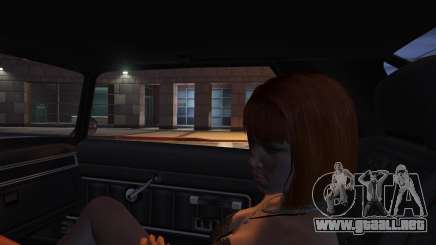 Prostituta en un coche