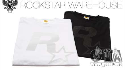 Rockstar ha presentado sus nuevas camisetas de la marca en blanco y negro