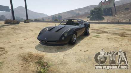 GTA 5 Grotti Stinger GT - las capturas de pantalla, características y descripción del clásico coche deportivo.