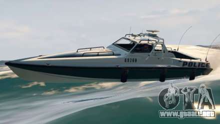 Police Predator  de GTA 5 - las capturas de pantalla, descripción y características de la embarcación