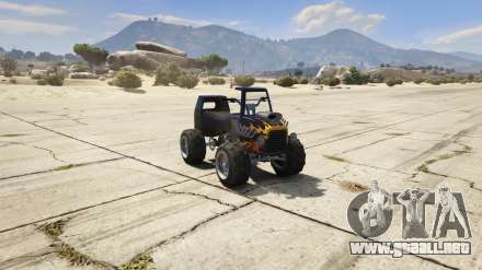 Nagasaki Hot Rod Blazer de GTA 5 - las capturas de pantalla, características y descripción de este ATV.