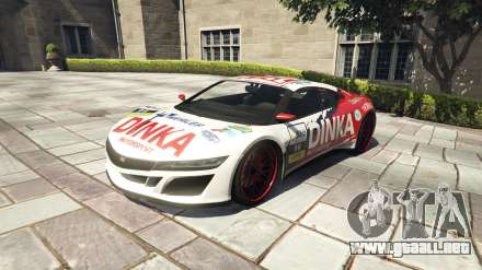 Dinka Jester Racecar de GTA 5 - las capturas de pantalla, descripción y especificaciones de un coche deportivo