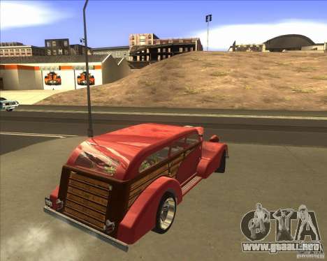 Custom Woody Hot Rod para GTA San Andreas