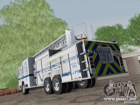 Pierce Puc Aerials. Bone County Fire & Ladder 79 para GTA San Andreas