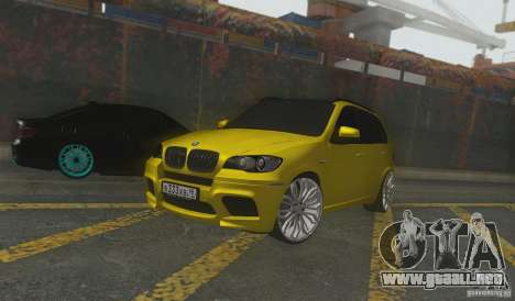 BMW X5M Gold Smotra v2.0 para GTA San Andreas