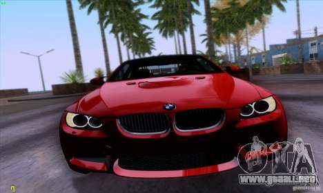 BMW M3 E92 v1.0 para GTA San Andreas