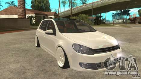 Volkswagen Golf VI 2010 Stance Nation para GTA San Andreas