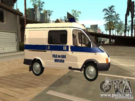 GAZ Sobol 2217 policía para GTA San Andreas