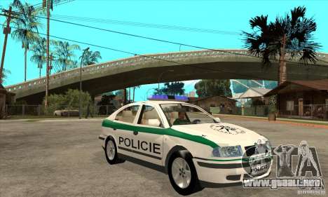Skoda Octavia Police CZ para GTA San Andreas