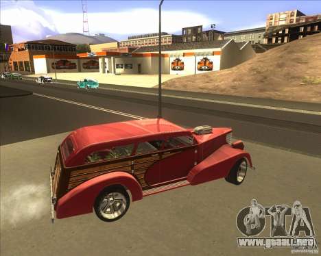 Custom Woody Hot Rod para GTA San Andreas