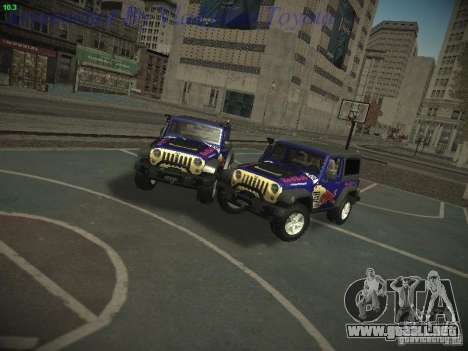 Jeep Wrangler Red Bull 2012 para GTA San Andreas