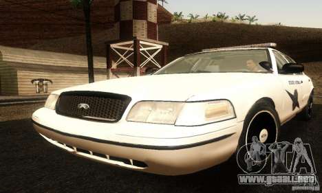 Ford Crown Victoria Washington Police para GTA San Andreas