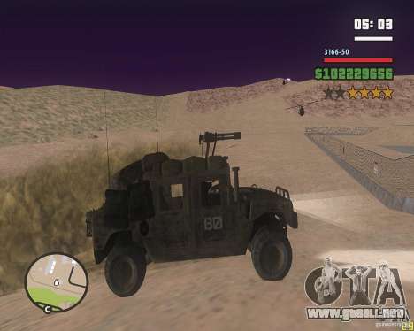 Hummer H1 de COD MW 2 para GTA San Andreas