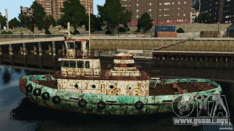 Realistic Rusty Tugboat para GTA 4