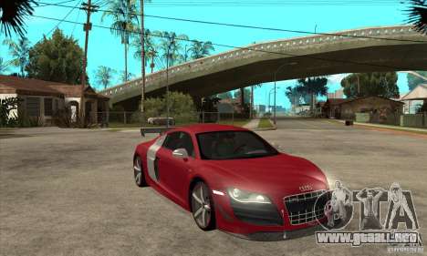Audi R8 V10 v2 para GTA San Andreas