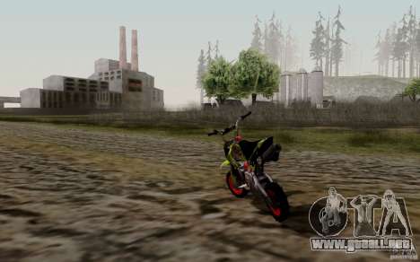 Kawasaki 50cc Pocket Factory Bike para GTA San Andreas