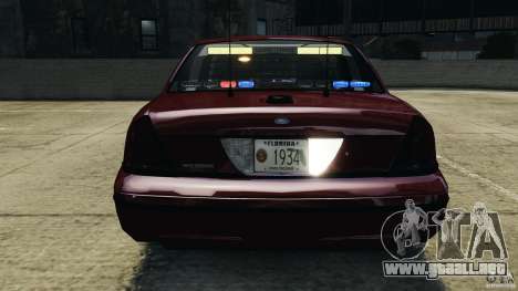 Ford Crown Victoria Police Unit [ELS] para GTA 4