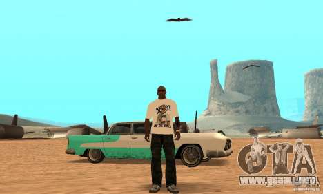 WWE CM Punk t-shirt para GTA San Andreas