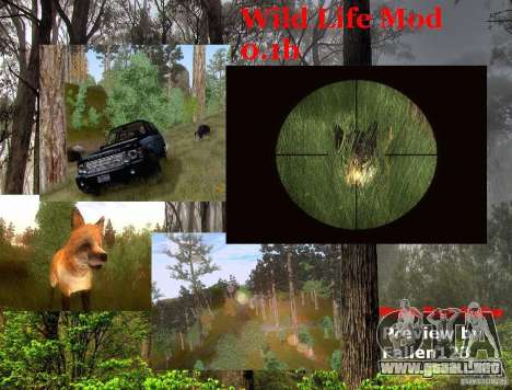 Wild Life Mod 0.1b para GTA San Andreas