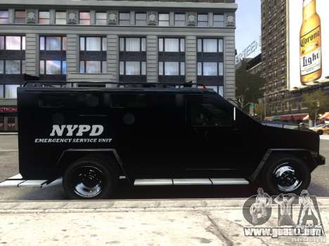 Lenco BearCat NYPD ESU V.1 para GTA 4