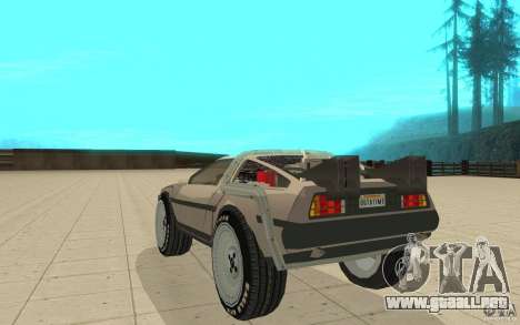 DeLorean DMC-12 (BTTF1) para GTA San Andreas