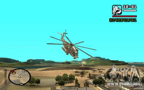 Sikorsky MH-53 con trampilla cerrada para GTA San Andreas
