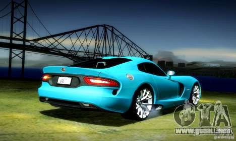 Dodge Viper SRT  GTS para GTA San Andreas