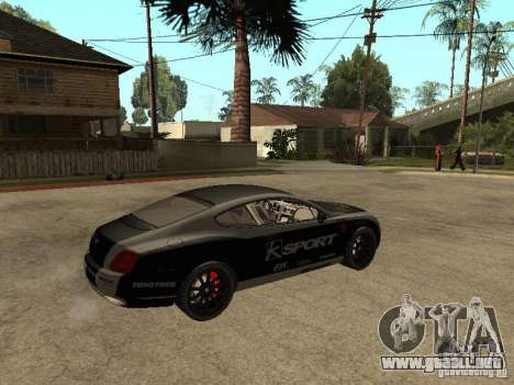 Bentley Continental SS Skin 4 para GTA San Andreas