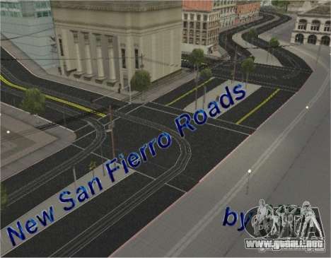 Nueva carretera, San Fierro para GTA San Andreas