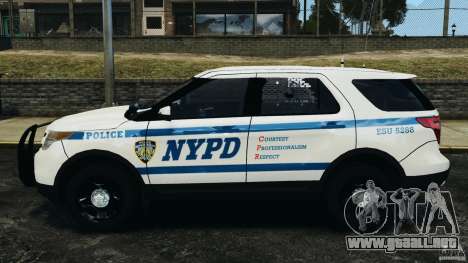 Ford Explorer NYPD ESU 2013 [ELS] para GTA 4