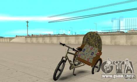 Manual Rickshaw v2 Skin2 para GTA San Andreas