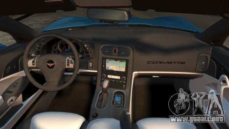 Chevrolet Corvette C6 2010 Convertible v2.0 para GTA 4
