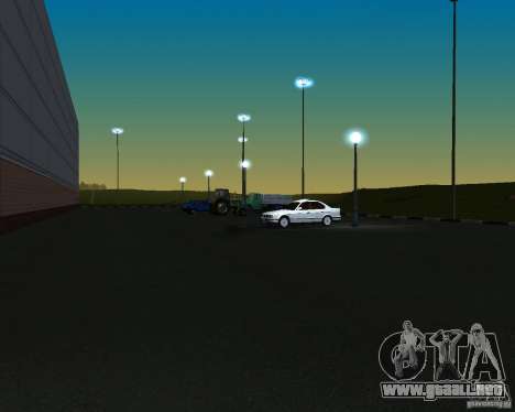 Autos en el estacionamiento del Anašana para GTA San Andreas