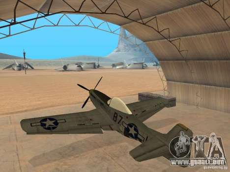 P-51 Mustang para GTA San Andreas