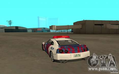 Nissan GT-R R35 Indonesia Police para GTA San Andreas
