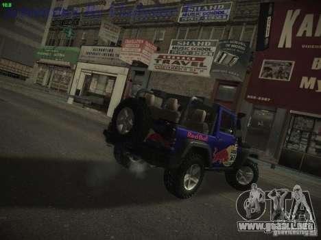 Jeep Wrangler Red Bull 2012 para GTA San Andreas