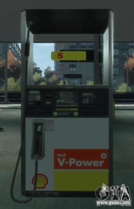 Shell Petrol Station V2 Updated para GTA 4