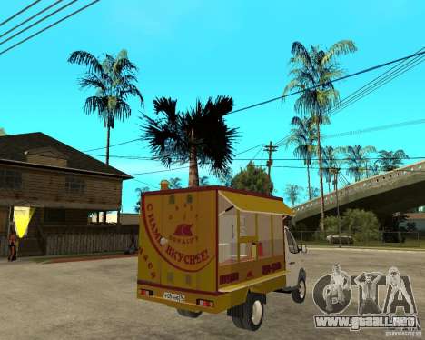 Parrilla de Gaz-3302 gacela para GTA San Andreas