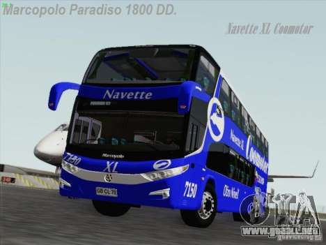 Marcopolo Paradiso 1800 DD Navette XL Coomotor para GTA San Andreas