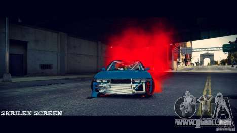 Red smoke under the wheels para GTA 4